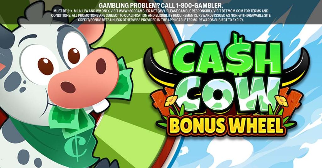 Ulasan Permainan Kasino Roda Bonus Sapi Tunai – rk55 8 BetMGMCasino Social Jun36 Cash Cow Bonus Wheel min